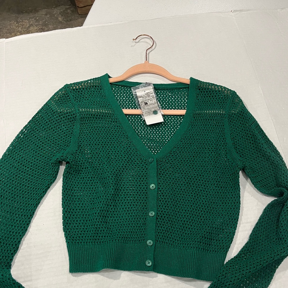 UNIQLO CROCHET CROPPED SWEATER NEW WITH TAG (867) - Picture 2 of 14